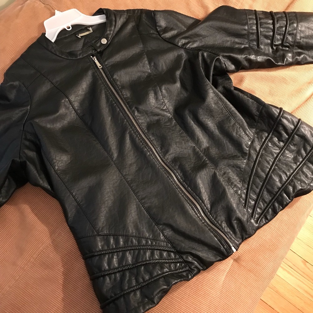 Faux leather Moto jacket